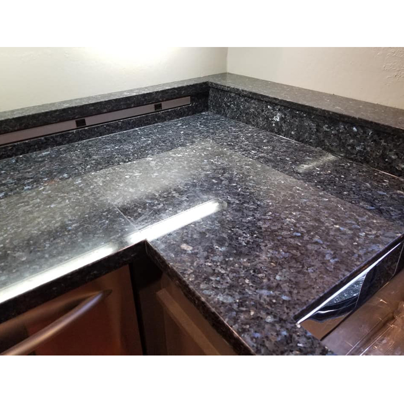 Blue pearl granite kitchen countertop
